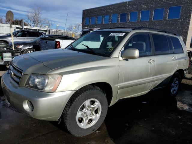 TOYOTA HIGHLANDER 2003 with VIN JTEGF21A230116834 - Photo from auction