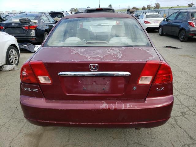Photo 6 from auction – 2002 HONDA CIVIC LX with VIN 2HGES16562H602622