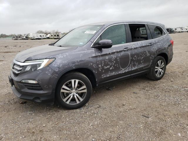 HONDA PILOT EX 2018 with VIN 5FNYF5H33JB015916 - Photo from auction