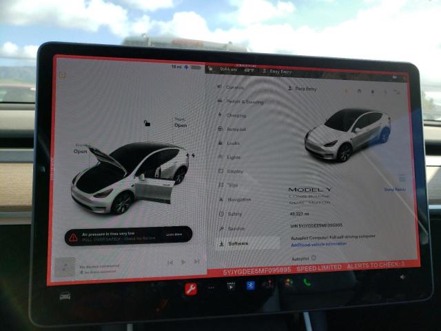 Photo 9 from auction – 2021 TESLA MODEL Y with VIN 5YJYGDEE5MF095995