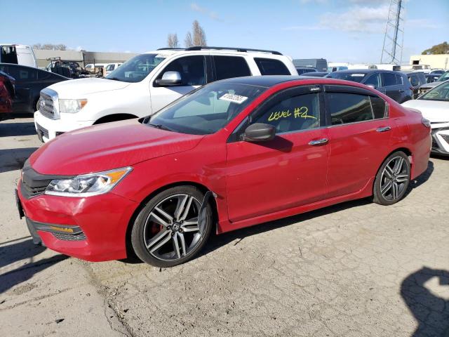 HONDA ACCORD SPO 2016 with VIN 1HGCR2F52GA096835 - Photo from auction