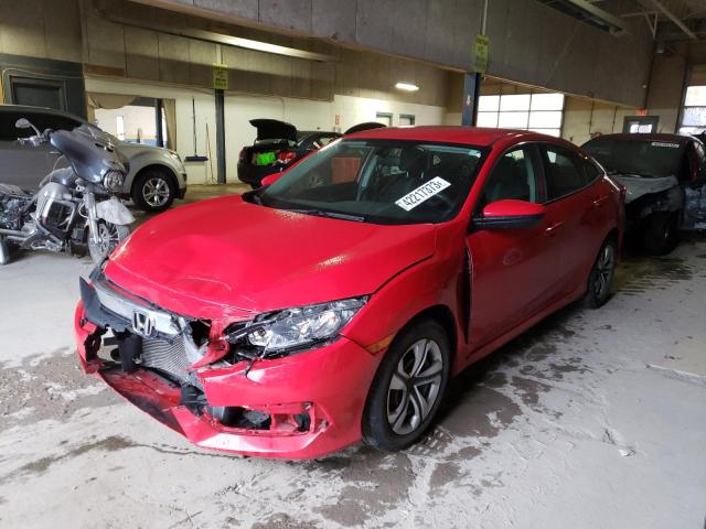 HONDA CIVIC LX 2018 with VIN 2HGFC2F55JH500587 - Photo from auction
