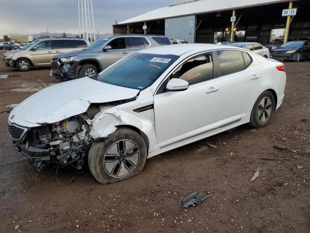 KIA OPTIMA HYB 2012 with VIN KNAGM4AD8C5016608 - Photo from auction