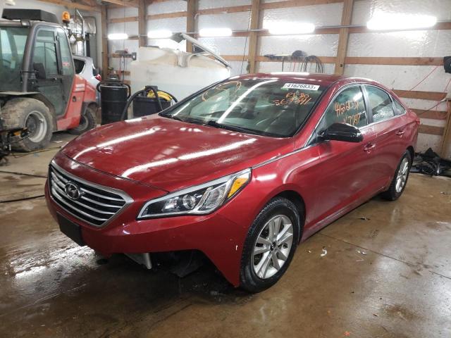 HYUNDAI SONATA SE 2016 with VIN 5NPE24AF4GH369841 - Photo from auction