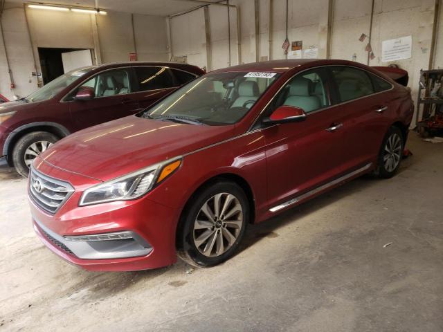 HYUNDAI SONATA SPO 2015 with VIN 5NPE34AF2FH245594 - Photo from auction
