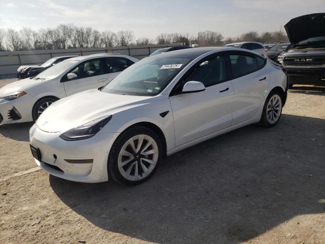 TESLA MODEL 3 2022 with VIN 5YJ3E1EA6NF190529 - Photo from auction