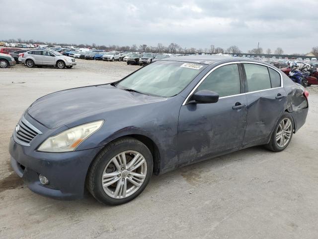 INFINITI G25 BASE 2011 with VIN JN1DV6AP9BM602797 - Photo from auction