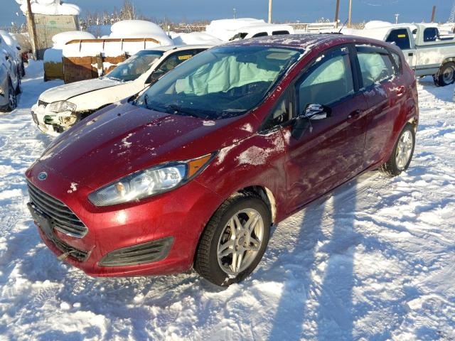 FORD FIESTA SE 2017 with VIN 3FADP4EJ9HM156378 - Photo from auction
