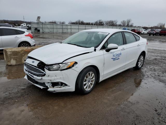 FORD FUSION S 2018 with VIN 3FA6P0G71JR285033 - Photo from auction