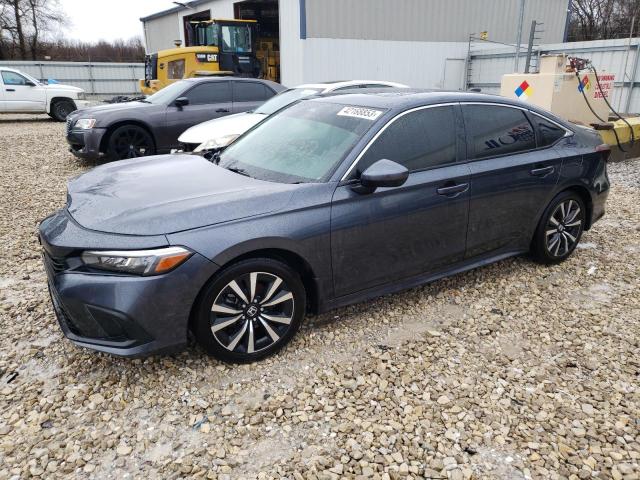 HONDA CIVIC EX 2022 with VIN JHMFE1F79NX003269 - Photo from auction
