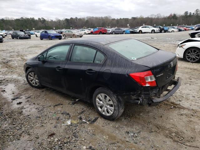 Photo 2 from auction – 2012 HONDA CIVIC LX with VIN 19XFB2F55CE012661