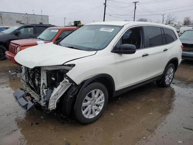 HONDA PILOT LX 2019 with VIN 5FNYF6H12KB021793 - Photo from auction