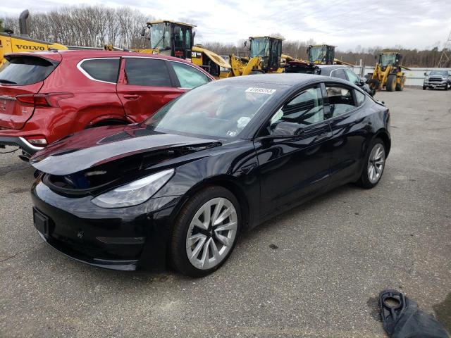 TESLA MODEL 3 2022 with VIN 5YJ3E1EB9NF185060 - Photo from auction