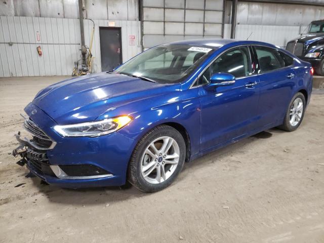FORD FUSION SE 2018 with VIN 3FA6P0HD4JR130738 - Photo from auction