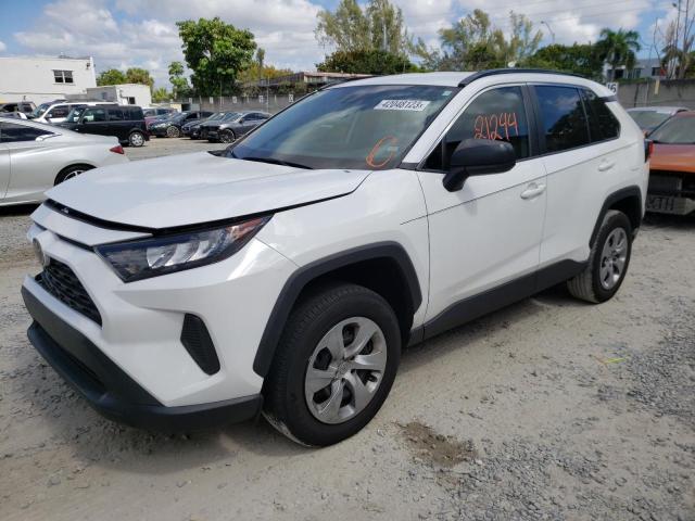 TOYOTA RAV4 LE 2021 with VIN 2T3H1RFV5MC154813 - Photo from auction