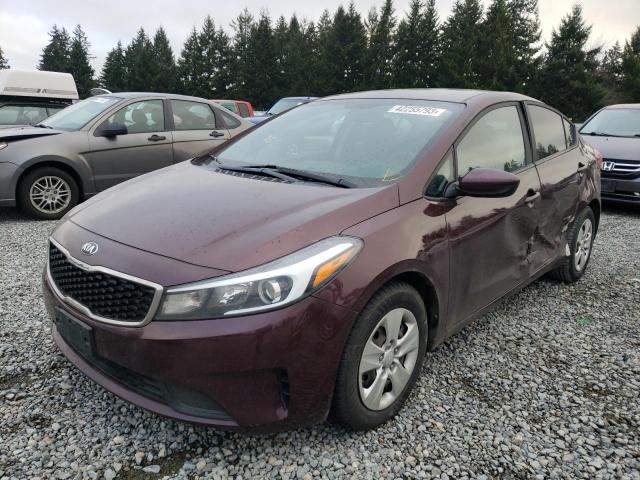 KIA FORTE LX 2017 with VIN 3KPFK4A70HE046924 - Photo from auction