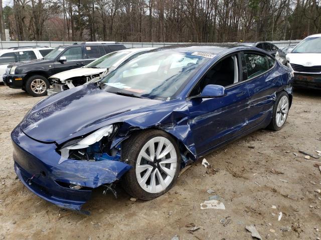 TESLA MODEL 3 2022 with VIN 5YJ3E1EB5NF186111 - Photo from auction