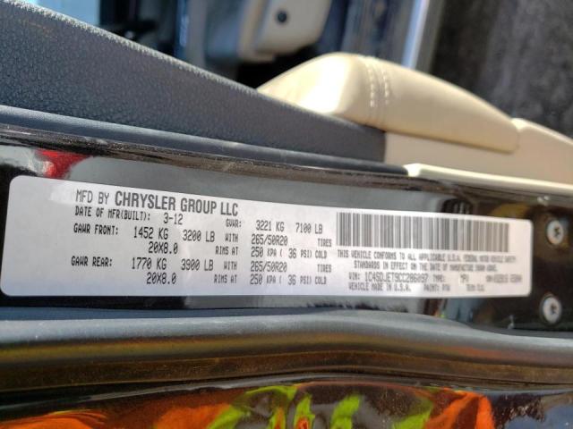 Photo 14 from auction – 2012 DODGE DURANGO CI with VIN 1C4SDJET9CC286097