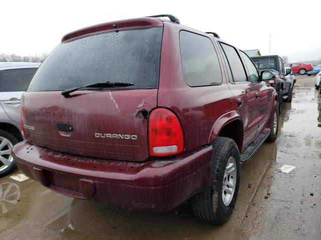 Photo 3 from auction – 2002 DODGE DURANGO SL with VIN 1B4HS58N12F190432