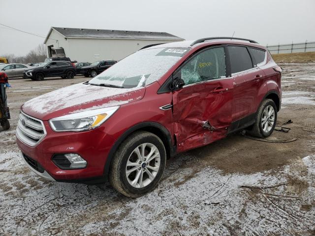FORD ESCAPE SE 2018 with VIN 1FMCU9GD3JUC33505 - Photo from auction