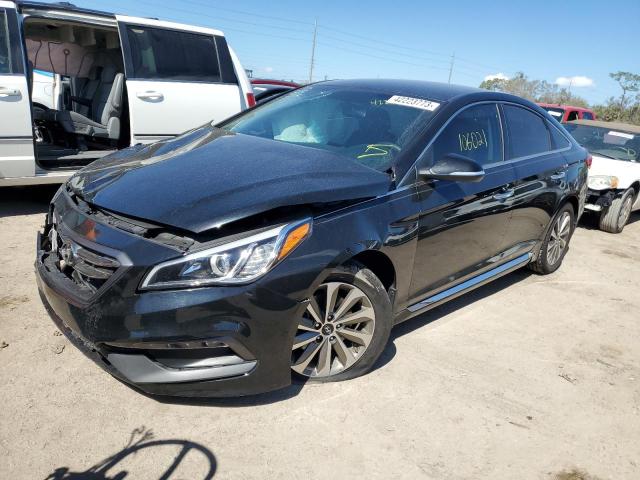 HYUNDAI SONATA SPO 2016 with VIN 5NPE34AF9GH367726 - Photo from auction