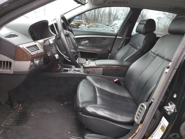 Photo 7 from auction – 2007 BMW 750 with VIN WBAHN83547DT67932
