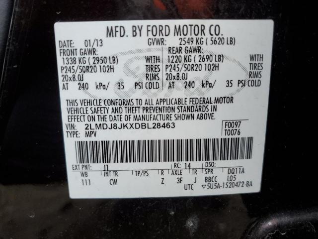 Photo 14 from auction – 2013 LINCOLN MKX with VIN 2LMDJ8JKXDBL28463