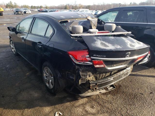Photo 2 from auction – 2013 HONDA CIVIC LX with VIN 2HGFB2F59DH535625