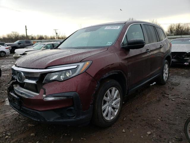 HONDA PILOT LX 2019 with VIN 5FNYF6H19KB009477 - Photo from auction
