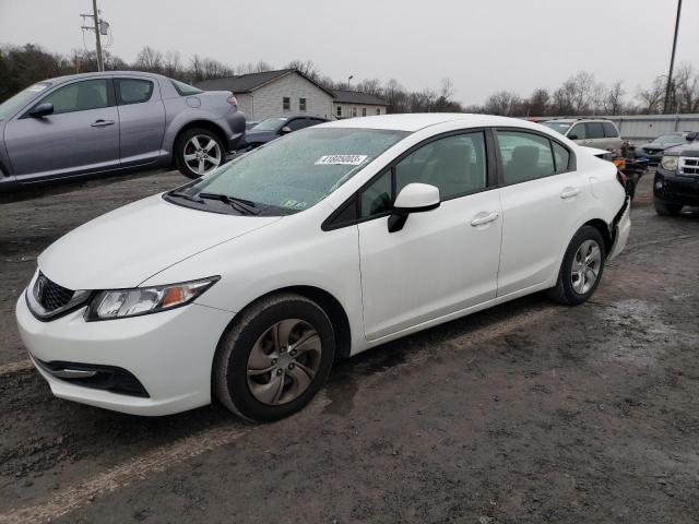 HONDA CIVIC LX 2013 with VIN 19XFB2F52DE089442 - Photo from auction