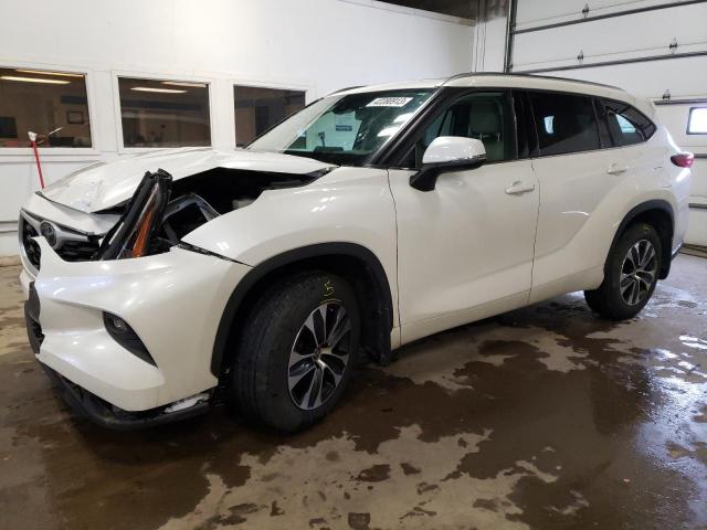 TOYOTA HIGHLANDER 2020 with VIN 5TDGZRBH1LS034526 - Photo from auction
