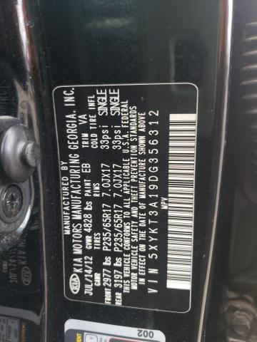 Photo 14 from auction – 2013 KIA SORENTO LX with VIN 5XYKT3A19DG356312