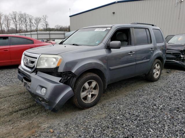 HONDA PILOT EX 2011 with VIN 5FNYF3H45BB057907 - Photo from auction