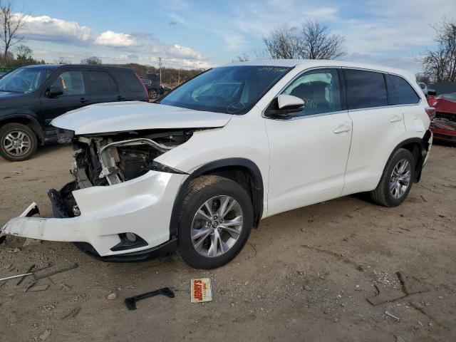 TOYOTA HIGHLANDER 2016 with VIN 5TDBKRFH8GS292797 - Photo from auction