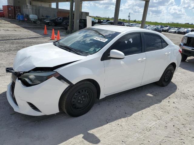 TOYOTA COROLLA L 2015 with VIN 2T1BURHE4FC383134 - Photo from auction