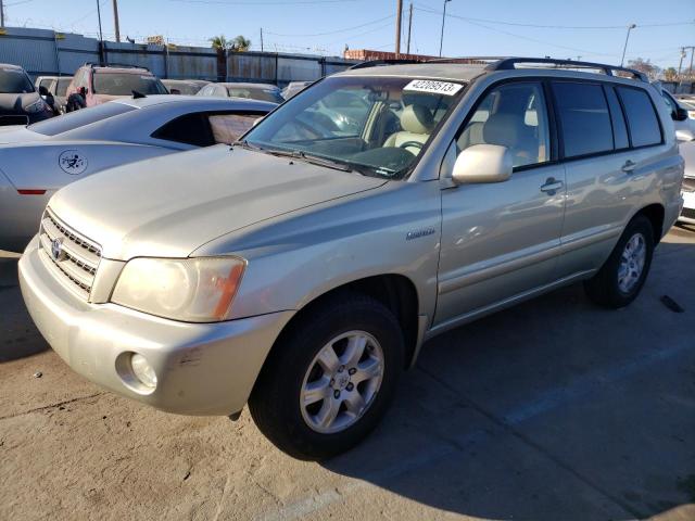 TOYOTA HIGHLANDER 2003 with VIN JTEGF21A030103726 - Photo from auction