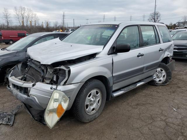Photo 1 from auction – 2005 HONDA PILOT LX with VIN 2HKYF18105H551902