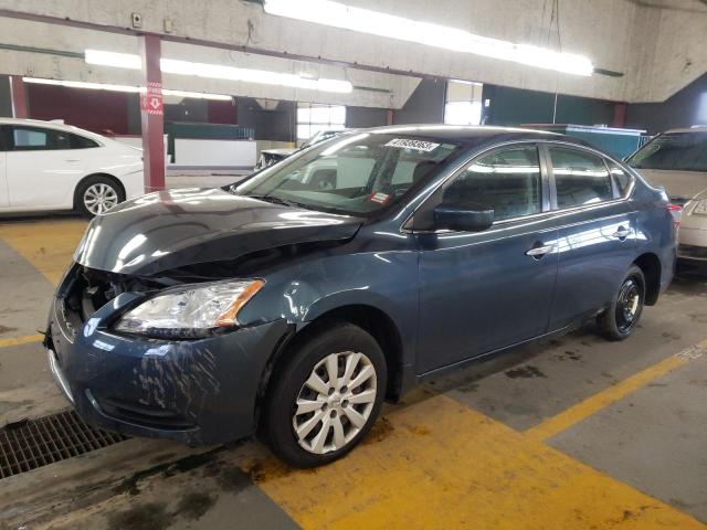 NISSAN SENTRA S 2014 with VIN 3N1AB7AP3EL656936 - Photo from auction