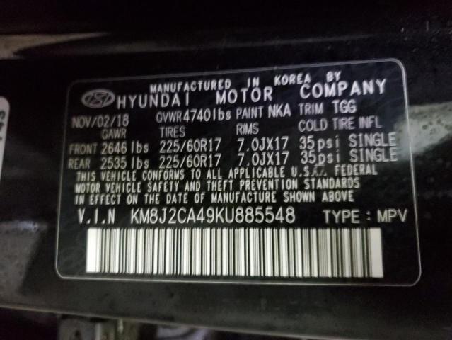 Photo 14 from auction – 2019 HYUNDAI TUCSON SE with VIN KM8J2CA49KU885548