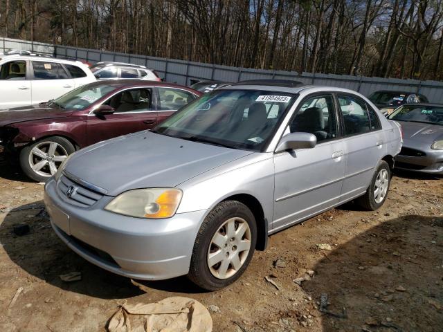 HONDA CIVIC EX 2001 with VIN 1HGES267X1L028812 - Photo from auction