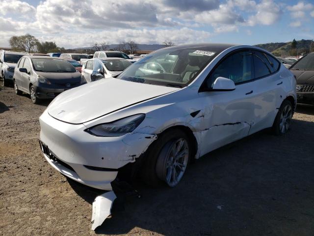 TESLA MODEL Y 2021 with VIN 5YJYGDEE5MF095995 - Photo from auction