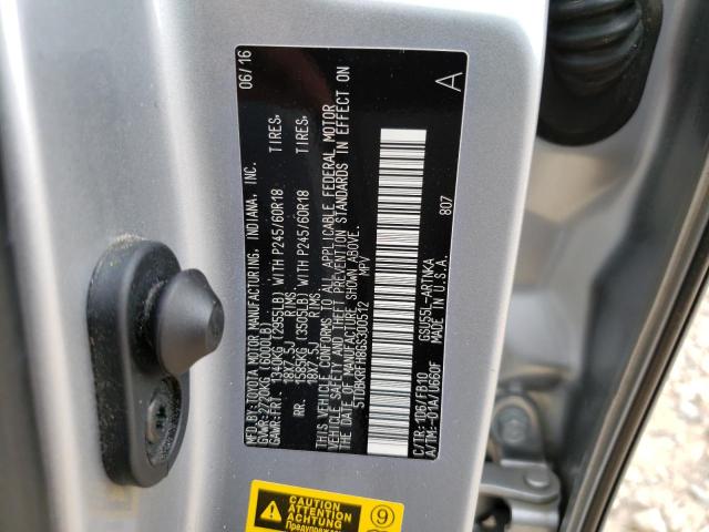 Photo 14 from auction – 2016 TOYOTA HIGHLANDER with VIN 5TDBKRFH8GS300512