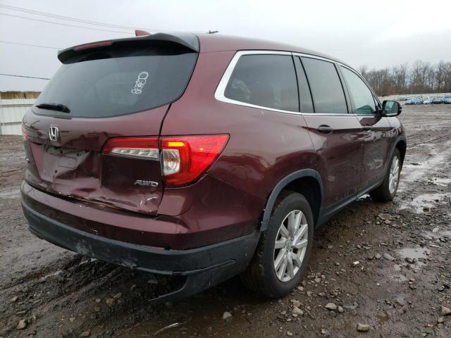 Photo 3 from auction – 2019 HONDA PILOT LX with VIN 5FNYF6H19KB009477