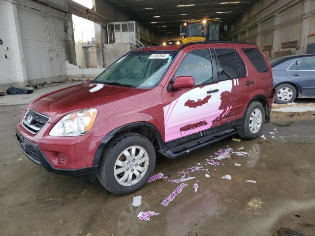 HONDA CR-V EX 2006 with VIN JHLRD78886C000465 - Photo from auction