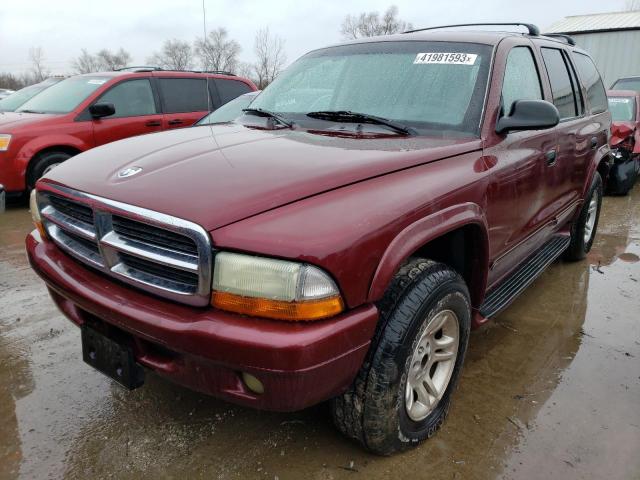DODGE DURANGO SL 2002 with VIN 1B4HS58N12F190432 - Photo from auction
