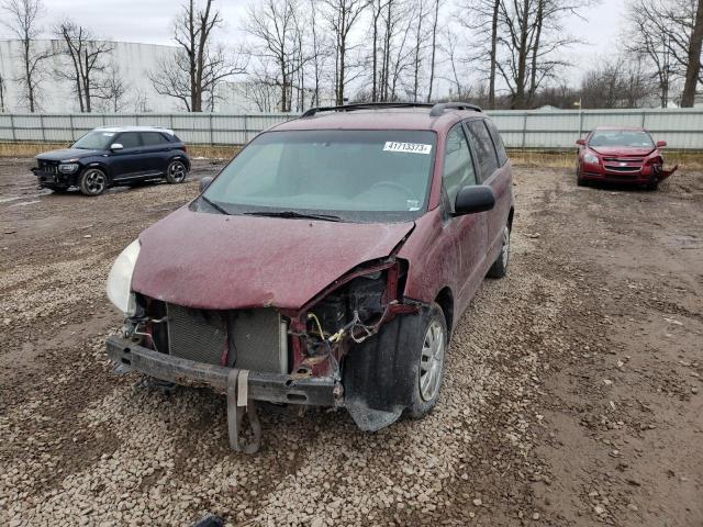TOYOTA SIENNA CE 2008 with VIN 5TDZK23C88S208154 - Photo from auction