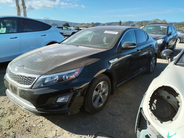 KIA OPTIMA HYB 2015 with VIN KNAGM4AD8F5079843 - Photo from auction