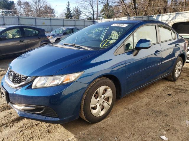 HONDA CIVIC LX 2013 with VIN 2HGFB2F53DH588546 - Photo from auction