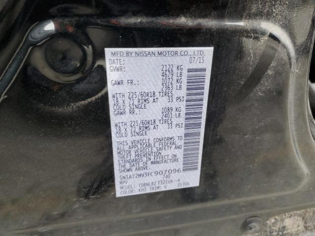 Photo 14 from auction – 2015 NISSAN ROGUE S with VIN 5N1AT2MV3FC907096