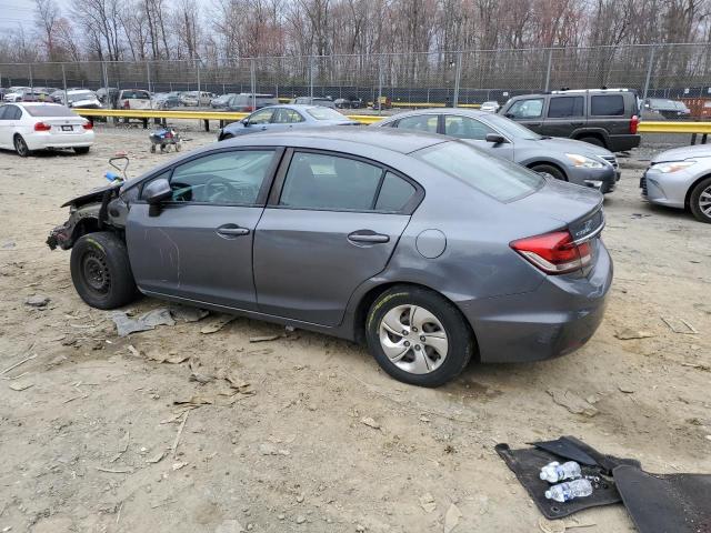 Photo 2 from auction – 2013 HONDA CIVIC LX with VIN 19XFB2F55DE200193